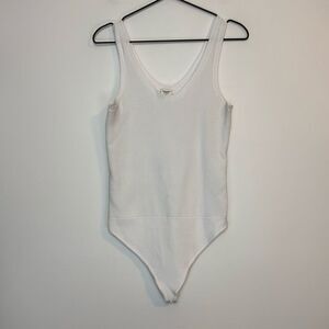Abercrombie & Fitch Rib Knit Tank Bodysuit XXL